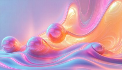 Poster - Dynamic Abstract Fluid Geometry Sporty Patterns with Liquid Swirls and Energetic Background