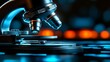 © STDG - High-Quality Close-Up Shot of Metal Microscope with Lens Detail