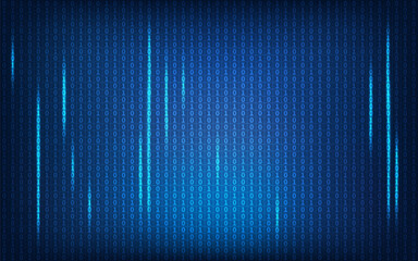 Blue code data digital background network internet abstract