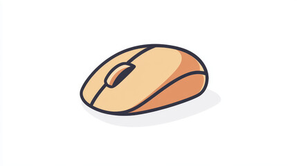 Wall Mural - flat computer mouse icon. programming concept background. coding.