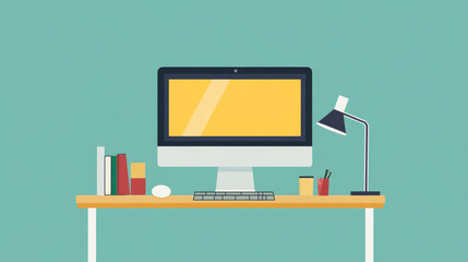 Wall Mural - vector illustration. flat computing background. programming and coding. web development and search. 
