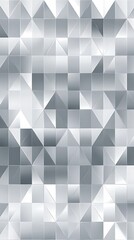 Poster - Abstract Geometric Silver Triangle Pattern Background Texture Design