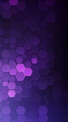 Fototapete - Abstract Purple Hexagon Pattern Background Digital Art Graphic Design Wallpaper