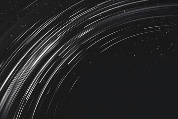Wall Mural - stunning star trails across the night sky long exposure astrophotography