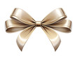 © Png - golden bow isolated on white background