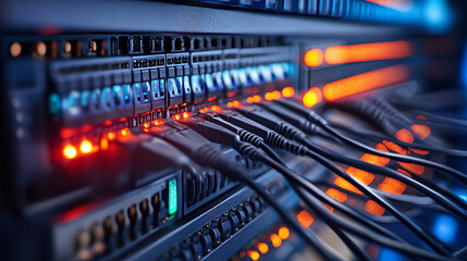 Lock Icon cyber security of digital data network protection. High speed connection data analysis. Technology data network conveying connectivity background concept.