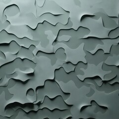 Wall Mural - an abstract artistic representation with shades and layered shapes
