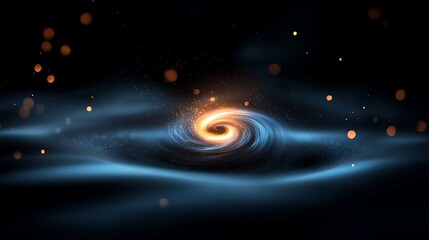 Wall Mural - abstract cosmic light swirls background