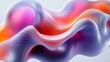 © pier - abstract wavy shapes vibrant colors 3d render gradient fluid forms modern smooth dynamic energy curves