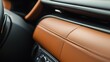 © Arora Chan - Close-Up View of Vegan Leather Dashboard in Sustainable Vehicle Interior