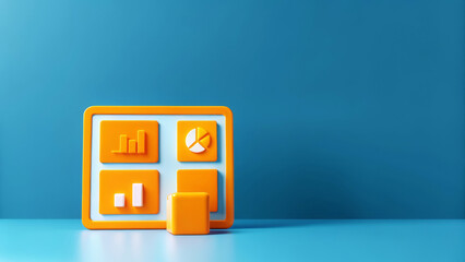 3D illustration of logistics and pharmaceutical shipment data analysis