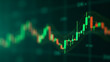 © HaJung - Bull Market Trading: Uptrend Candlestick Graph on Green Background with Rising Prices Enhanced by Generative AI Technology - Financial Growth Concept in Stock Photo