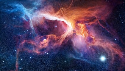 abstract cosmic nebula wallpaper