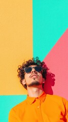 Aufkleber - Vibrant Gen Z Communication Dynamic Millennial Expressive Branding with Bold Color-Block Aesthetic for Modern Professional Storytelling and Creative Content Marketing