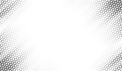 Fototapete - Halftone background vector, abstract backdrop design with two tone pattern and copy space for edit your content
