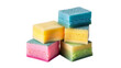 © Anusa - Colorful Kitchen Sponges Stacked in an Artistic Arrangement