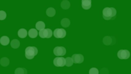 bokeh. green screen