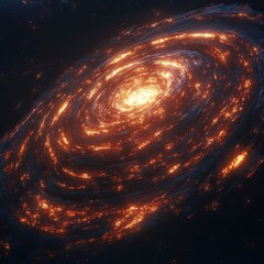 Wall Mural - Galaxy in space, beauty of the universe, black hole