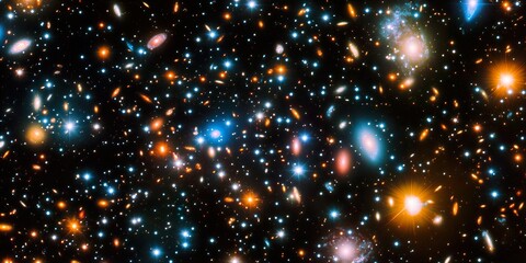 Wall Mural - cosmic dance: capturing the beautiful movement and mystery of the universe