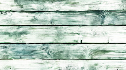 Wall Mural - light green watercolor wooden planks texture on white or transparent background