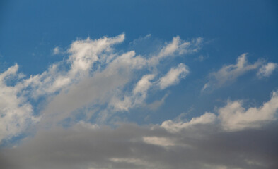 Wall Mural - beautiful blue sky with clouds.