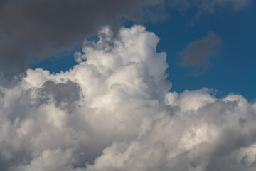 Wall Mural - beautiful blue sky with clouds.