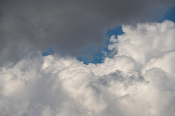Wall Mural - beautiful blue sky with clouds.