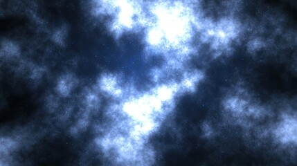 Wall Mural - cosmic nebula cloudscape