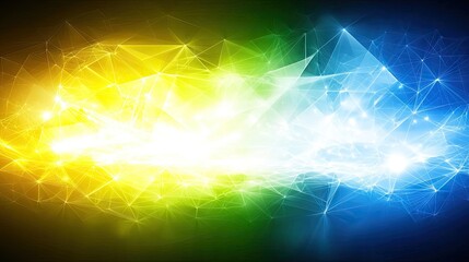 Wall Mural - abstract network lines for background, technology design, future connection use