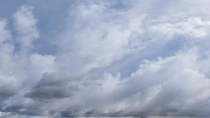 Wall Mural - Clouds Cinemagraph Continuous Loop Animation Blue Sky Background