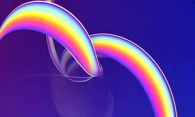 Wall Mural - blurred rainbow refraction overlay effect. light lens prism effect on black background. holographic 