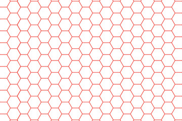 Wall Mural - Honeycomb vector icon. Hexagon bee pattern. Hive illustration. Honey sign.