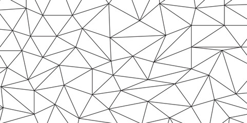 Wall Mural - abstract low poly geometric triangle grid background. mockup isolated on white background. retro of 
