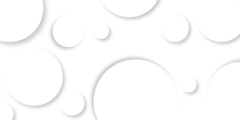 Wall Mural - abstract background with circle white abstract geometric background with soft light white paper circ