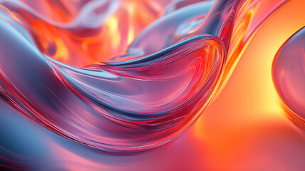 Wall Mural - conceptual representation of abstract technology focusing on futuristic design and innovation