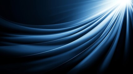 Wall Mural - a dark blue background with a light shining through it