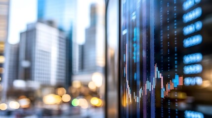 Poster - Dynamic Financial Market Visualization with Stock Trends in Urban Environment : Generative AI