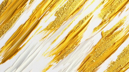 Wall Mural - golden brushstrokes of artistry: abstract golden brushstrokes on a textured canvas. the artful creat