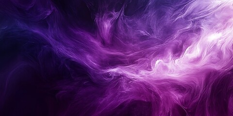 Wall Mural - vibrant purple blue gradient waves flowing smoothly in an abstract background with glowing textures