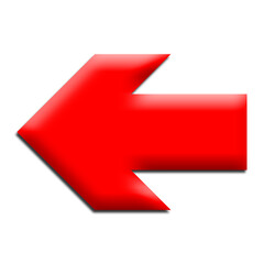 Wall Mural - red arrow sign