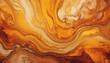 © Woeng Studio - Abstract Orange Fluid Art Background with Swirling and Flowing Patterns