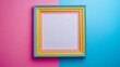 © Jane Kelly - Retro 80s style picture frame with blank space in gallery