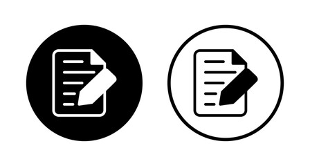 Note icon logo design. notepad sign and symbol