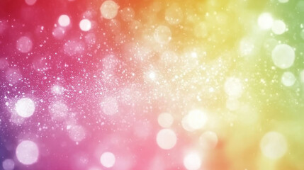 Wall Mural - colorful bokeh with soft pastel gradients