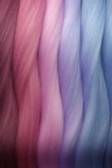 Wall Mural - abstract swirls colorful strands blend in a gradient, soft background