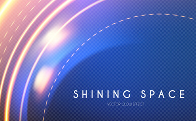 Wall Mural - Motion light effect. Shining magic background and liquid speed light