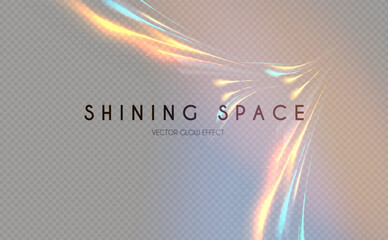 Wall Mural - Motion transparent light effect. Shining blue and gold beams magic background and liquid speed light