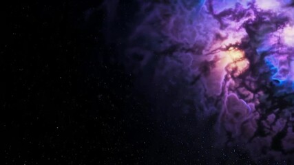 Wall Mural - vibrant cosmic nebula with dynamic electric currents and stellar explosions
