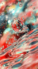 Wall Mural - Bold vertical abstract background design for mobile phones.