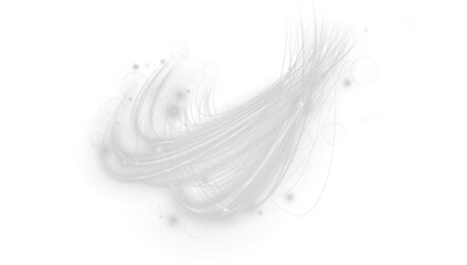 Poster - glowing white neon with swirling sparkles, dynamic waves, and vibrant shimmer. a futuristic light ef